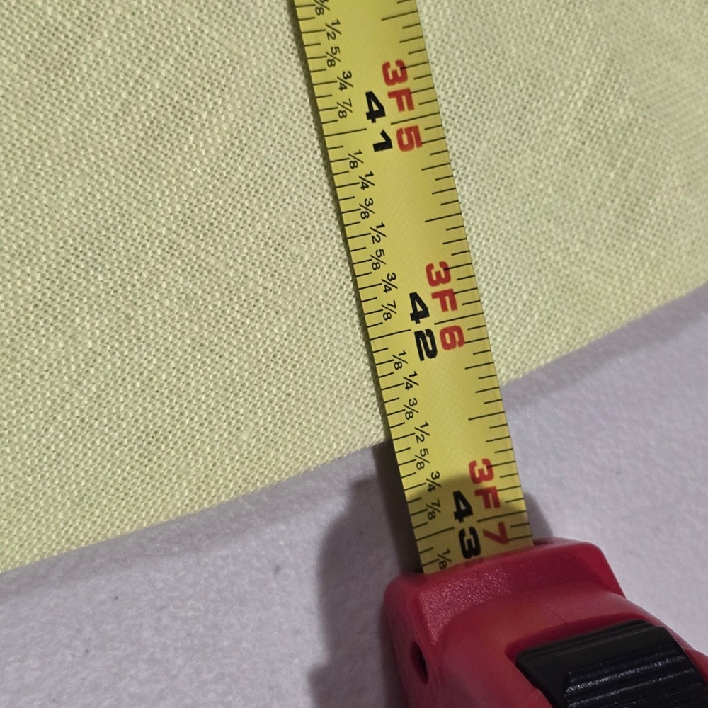 Butter‎ Yellow Linen Blend Sheath Dress Button Tab Midi Womens 10 Brunch Coastal - Picture 8 of 12